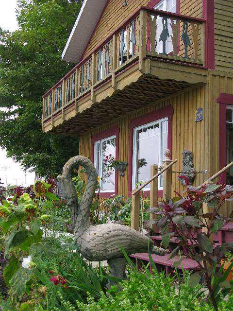 Houses Great Blue Heron